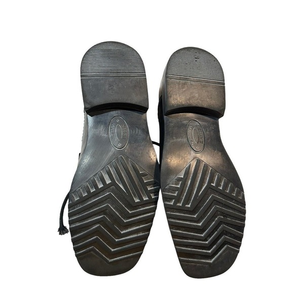 Steve Madden Yorrk Men 9.5 M Black Leather Square Toe Heels - Picture 5 of 13